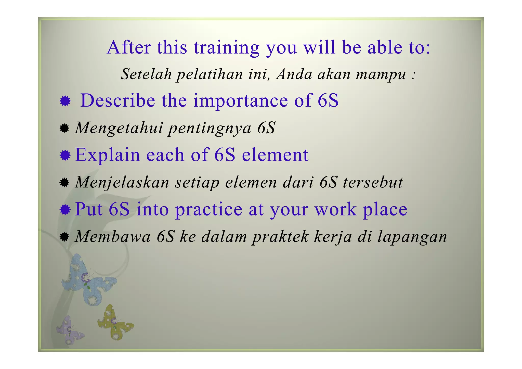 6's training manual | PDF