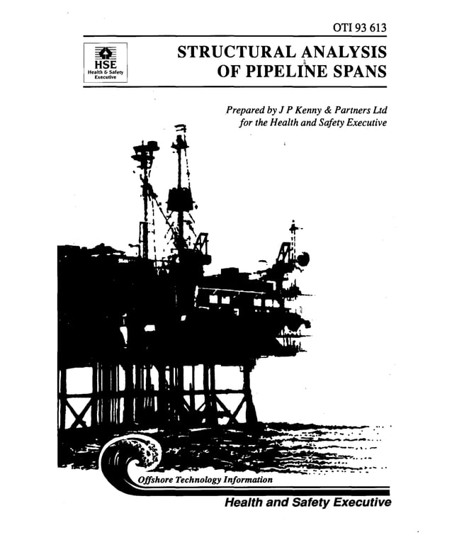 6 structural analysis of pipeline spans oti 93 613 | PDF