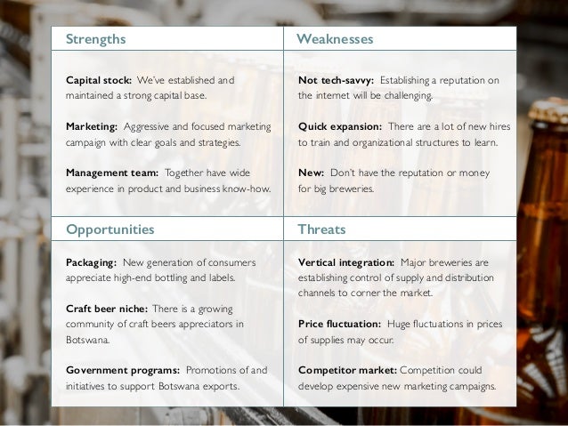 strengths weaknesses capital stock we ve management weaknesses examples