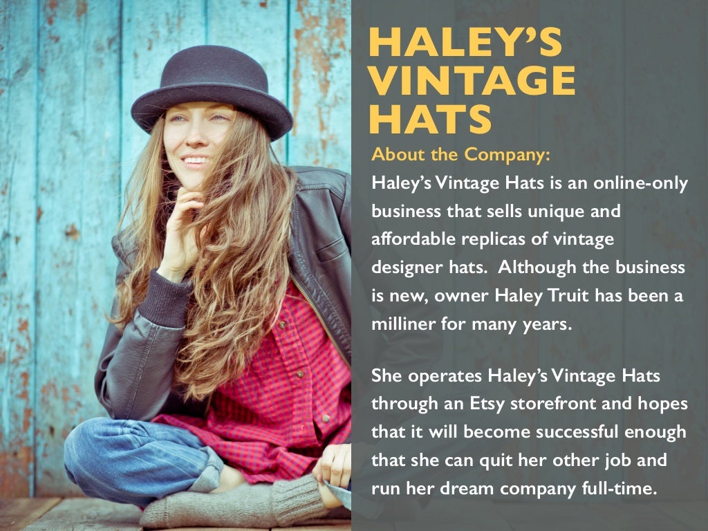 vintage company hats