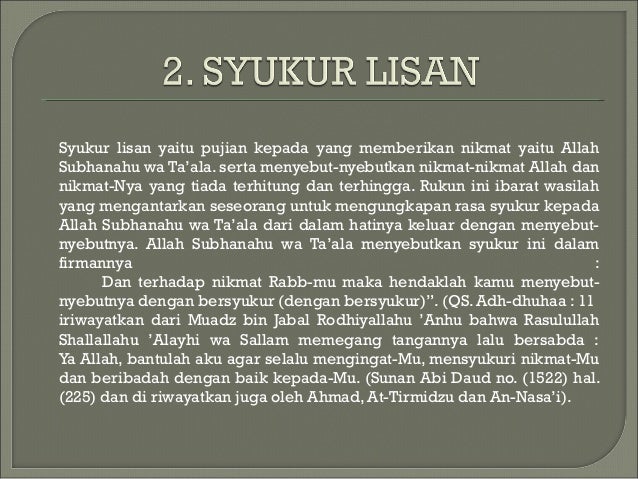 6 syukur dan seni kematian