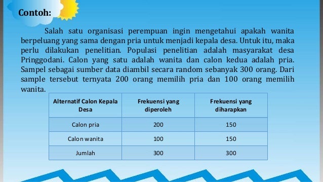 Uji Kolmogorov Chi Square