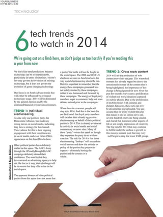 6 tech trends to watch in 2014