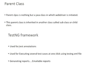 TestNG for Java Testing and Automation testing | PPTX