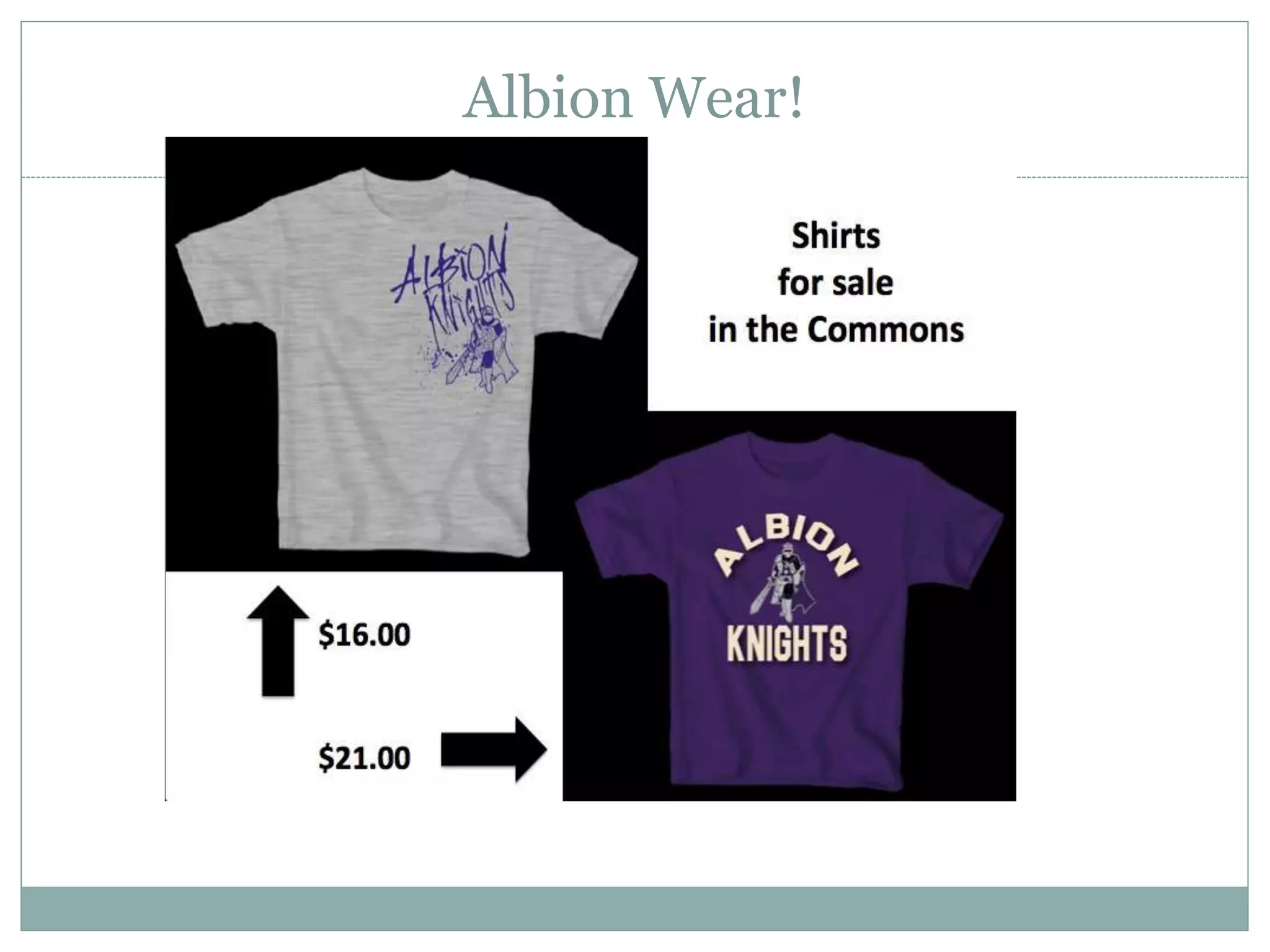 Albion Wear!
 