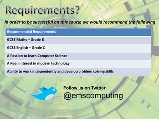 6th Form - Computing | PPTX