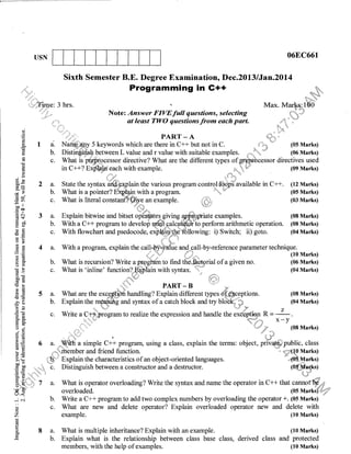 6th ec & te question papers dec 2013