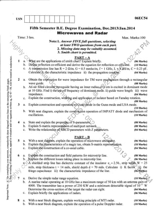6th ec & te question papers dec 2013