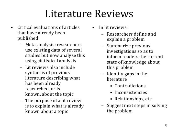 Guidelines for writing a literary research paper