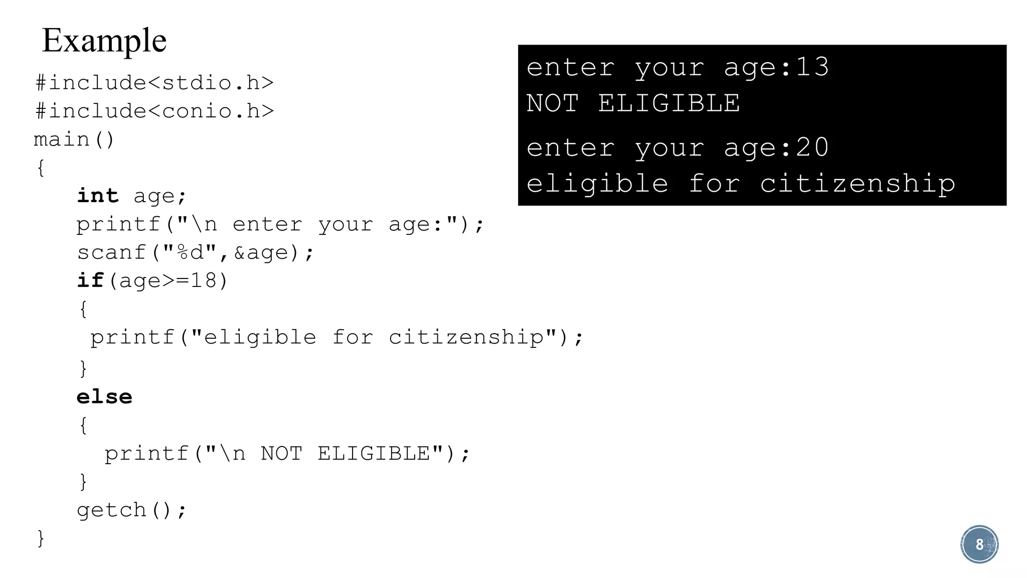 Decision making statements in C programming | PPTX | Programming ...