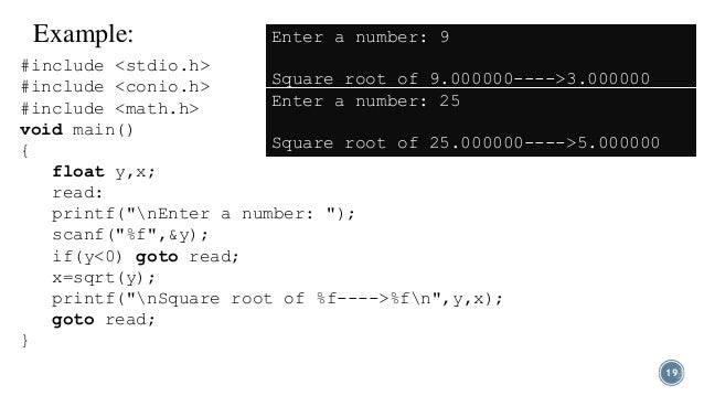 Decision making statements in C programming