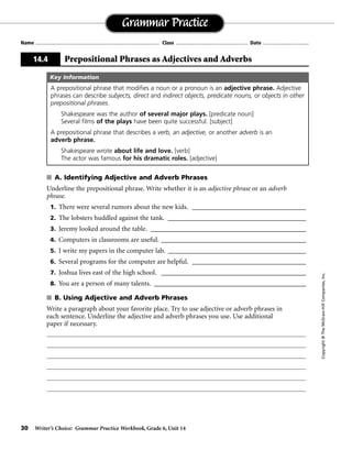 6th grade grammar_workbook | PDF