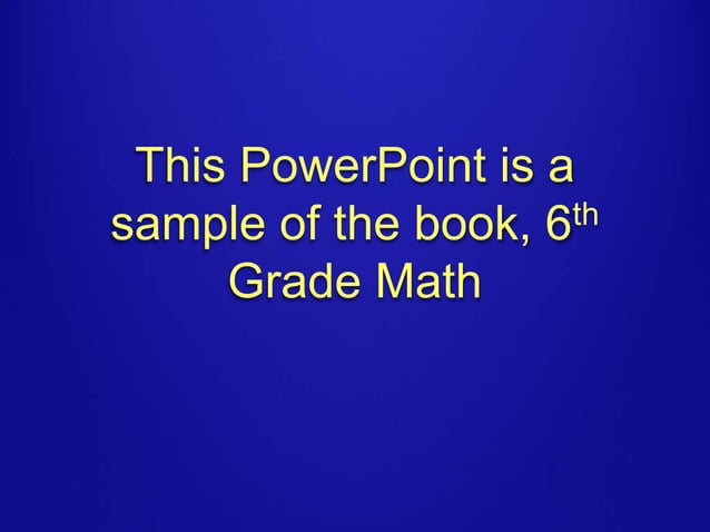 6th grade math algebra | PPTX