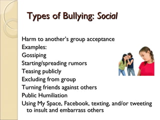 6thgrpowerpointbullying | PPT
