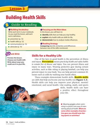 6th health chapter 01 | PDF