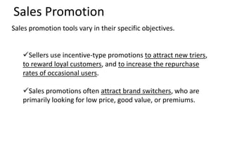Promotional Tools Notes Sales promotion speaker notes presentation | PDF