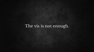 The vis is not enough.
 