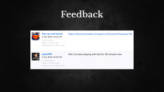 Feedback
 