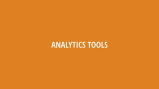 ANALYTICS TOOLS
 