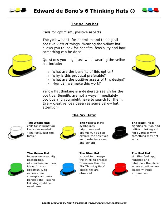 black hat yellow hat