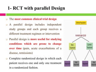 Parallel Design Under Rct # 6th lect structure of the trials | PDF