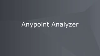 Anypoint Analyzer
 