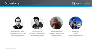 All contents © MuleSoft Inc.
Organizers
9
 