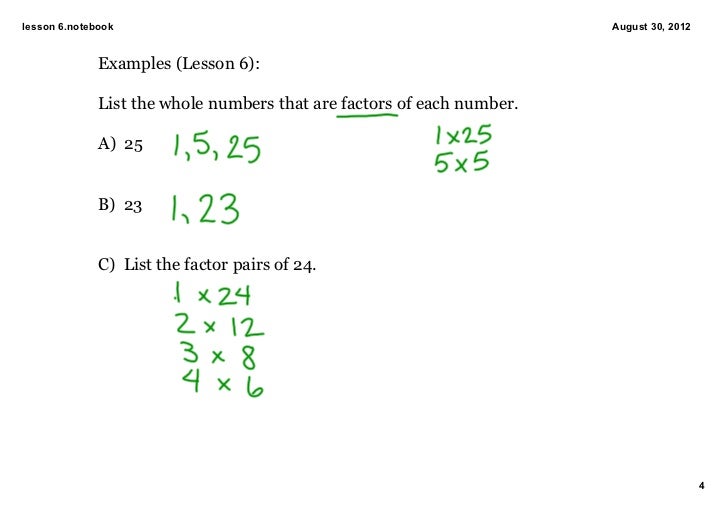 math 23 factor L6 6th aug30 c2  math