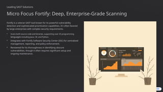 Comprehensive Guide to Source Code Scanning with Fortify & Checkmarx ...