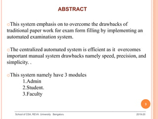 Automated Examination system | PPTX