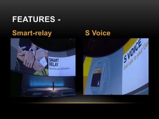 FEATURES -
Smart-relay S Voice
 