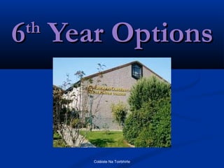 66thth
Year OptionsYear Options
Coláiste Na Toirbhirte
 