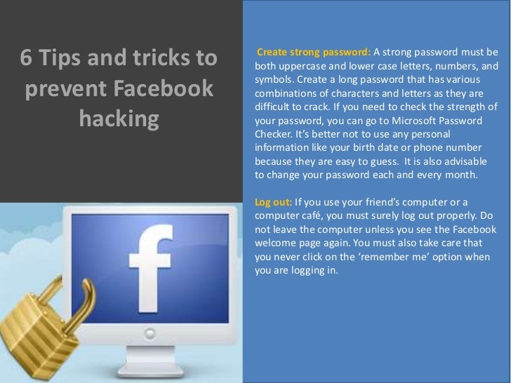 6 tips and tricks to prevent facebook hacking