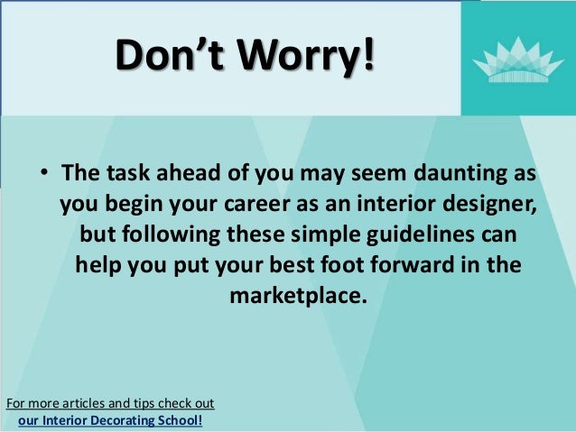 6 Tips For Interior Design Beginners Nyiad