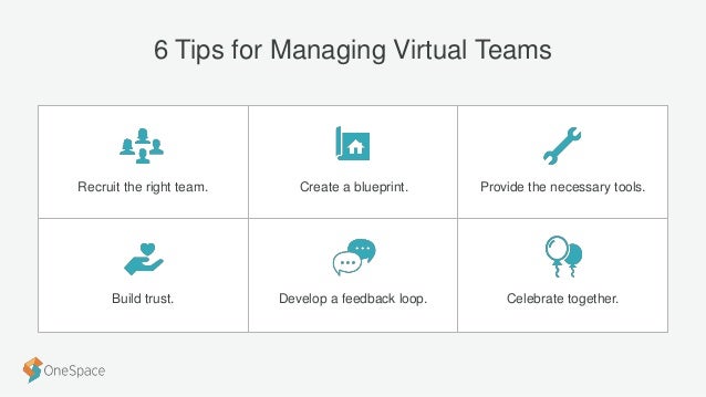 One Tip That Can Help Members Of Virtual Teams Is 6 Tips for Managing Virtual Teams