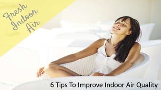 6 Tips To Improve Indoor Air Quality
 