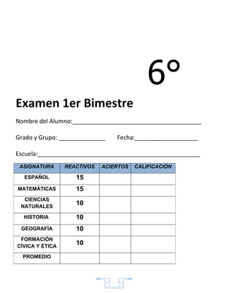 6to grado   bimestre 1(11-12)