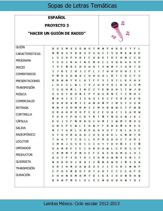 6to grado bloque 1 sopa de letras1