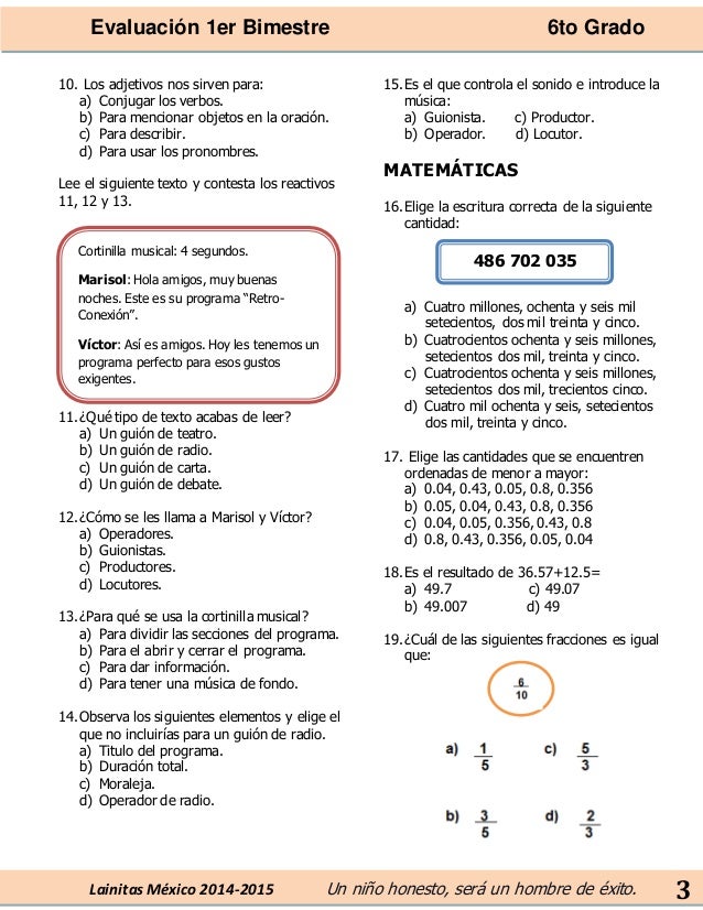Respuesta Del Examen Del Cuarto Bloque 6 Newhairstylesformen2014 Com | respuesta examen cuarto bloque 6 santillana examen Respuesta Del Examen Del Cuarto Bloque 6 Newhairstylesformen2014 Com | respuesta examen cuarto bloque 6 santillana examen
