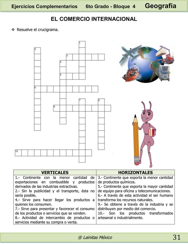 6to grado bloque 4 ejercicios complementarios