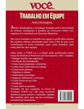 Você S.A. - Trabalho em Equipe