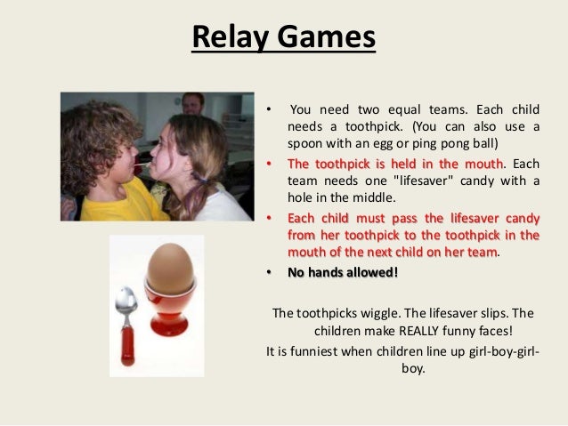 Message relay game examples