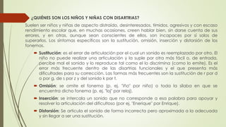 trastornos del lenguaje, | PPTX