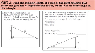 Illustration of Six TRIGONOMETRIC RATIOS.pptx