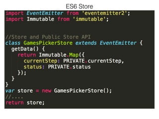 ES6 Store
 