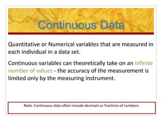 6 typesofvariables | PPTX