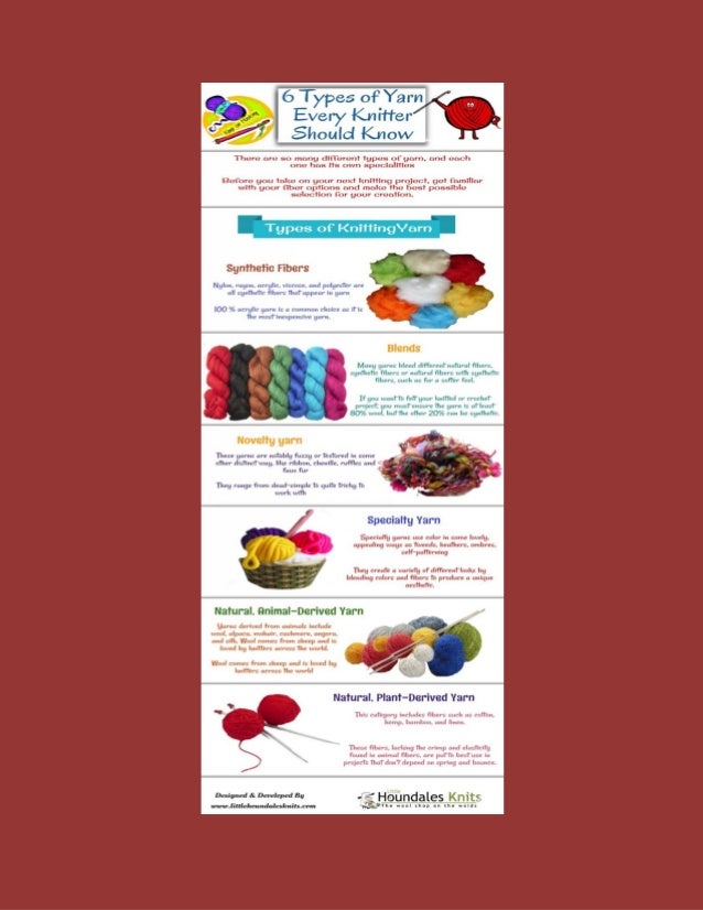 6 types of yarn every knitter should know