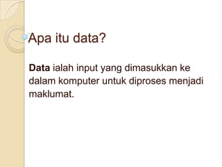 6 ukuran data1 (apa itu data) | PPTX