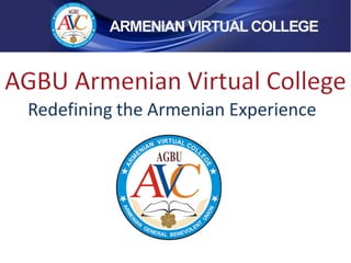 Redefining the Armenian Experience
 