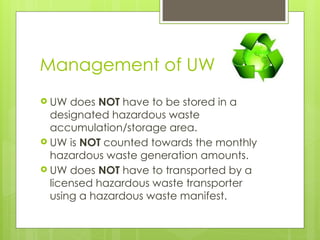 6 Understanding New Jersey's Universal Waste Rules - Sanchez - 10-15-15 ...